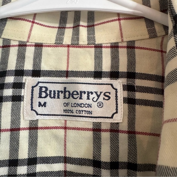 Burberrys Nova Check and Plaid Button-Up Shirt in Size Medium - Picture 4 of 15